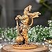 Artarium Big Bahubali Hanuman Statue for Home Decor Marble & Resin Lord Hanuman Idol Bajrang Bali Statues for Temple Decoration Hanuman Murti Showpiece Item, Height 7.48 Inch, Antique