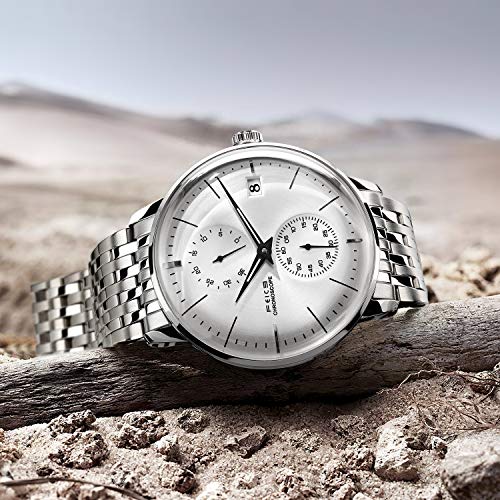 Image of FEICE Automatic Waches for Men Bauhaus Analog Mechanical Men's Watch Casual Waterproof Anti Shock Dress Watch Stainless Unique Gifts FM212 Watch.