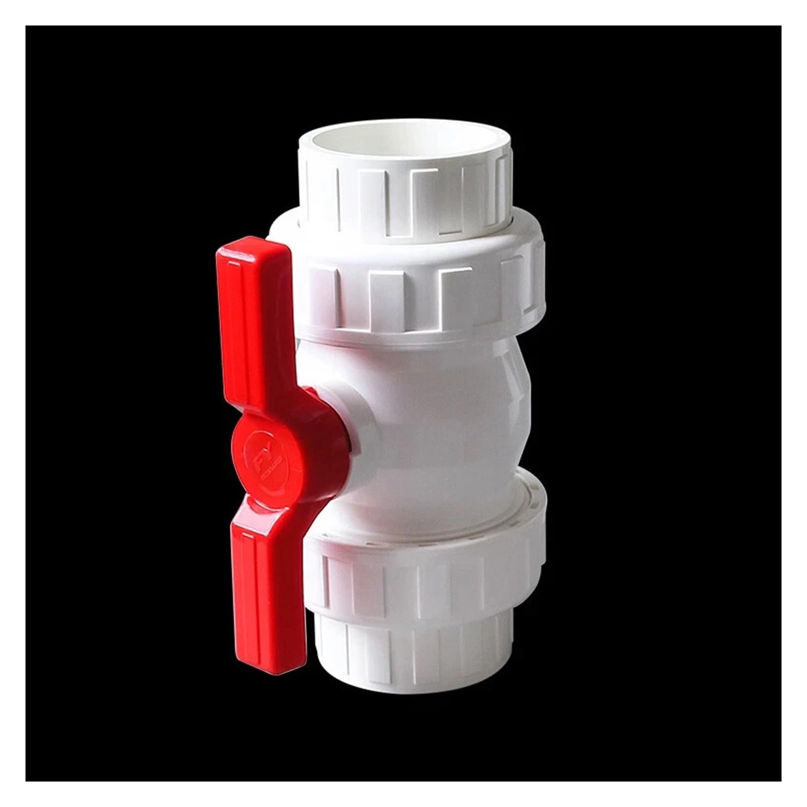Válvula De Esfera 1 unidad de válvula bola doble unión PVC con conector rápido for control, diámetro interior 20 mm a 110(40mm)