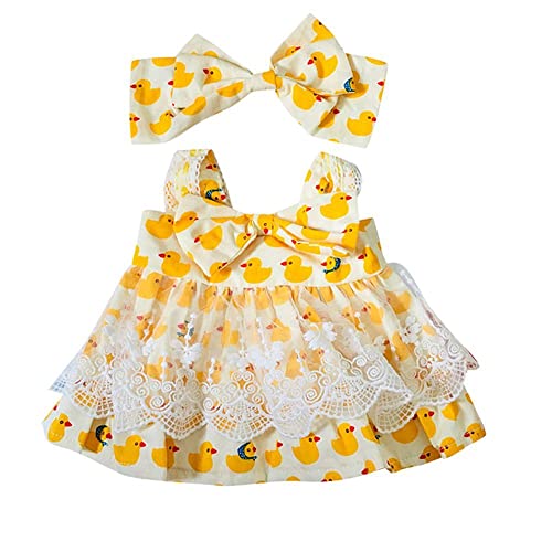 TMSITE Mini Vestiti di Peluche Anatra Gialla