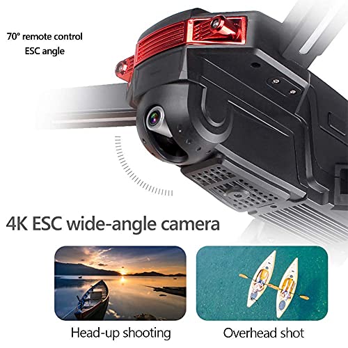 Cuadricóptero RC plegable con GPS, motor sin escobillas y cámara 4K ESC 5