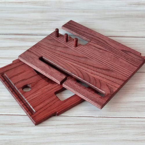 Support de téléphone en bois rétro chic pour un bureau élégant