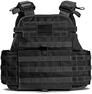 BattleVest Fully Adjustable Tactical Vest | Combat Veteran Owned Company |Breathable 3D Mesh Liner (Tactical Black)