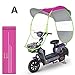 Vélo électrique Pare-Soleil Rain Cover - Umbrella Scooter Universal Car Mobility Pare-Soleil Pluie Housse étanche,Rose,A
