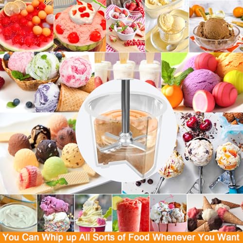 Ersatz-Paddel Klinge Kompatibel mit Ninja CREAMi Deluxe Eisgetränkmaschine NC501EU NC502EU, Ersatzklinge Ersatzteile für Ninja Creami NC500, NC501, NC500C, NC501C, Ninja Eismaschine Klinge Zubehör