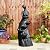 Glitzhome 5 Tier Modern Abstract Women Sculpture Outdoor Water Fountain, Woman Statue Waterfall Fountain with LED Lights and Pump for Porch Deck Garden Patio Backyard, 39.75" H