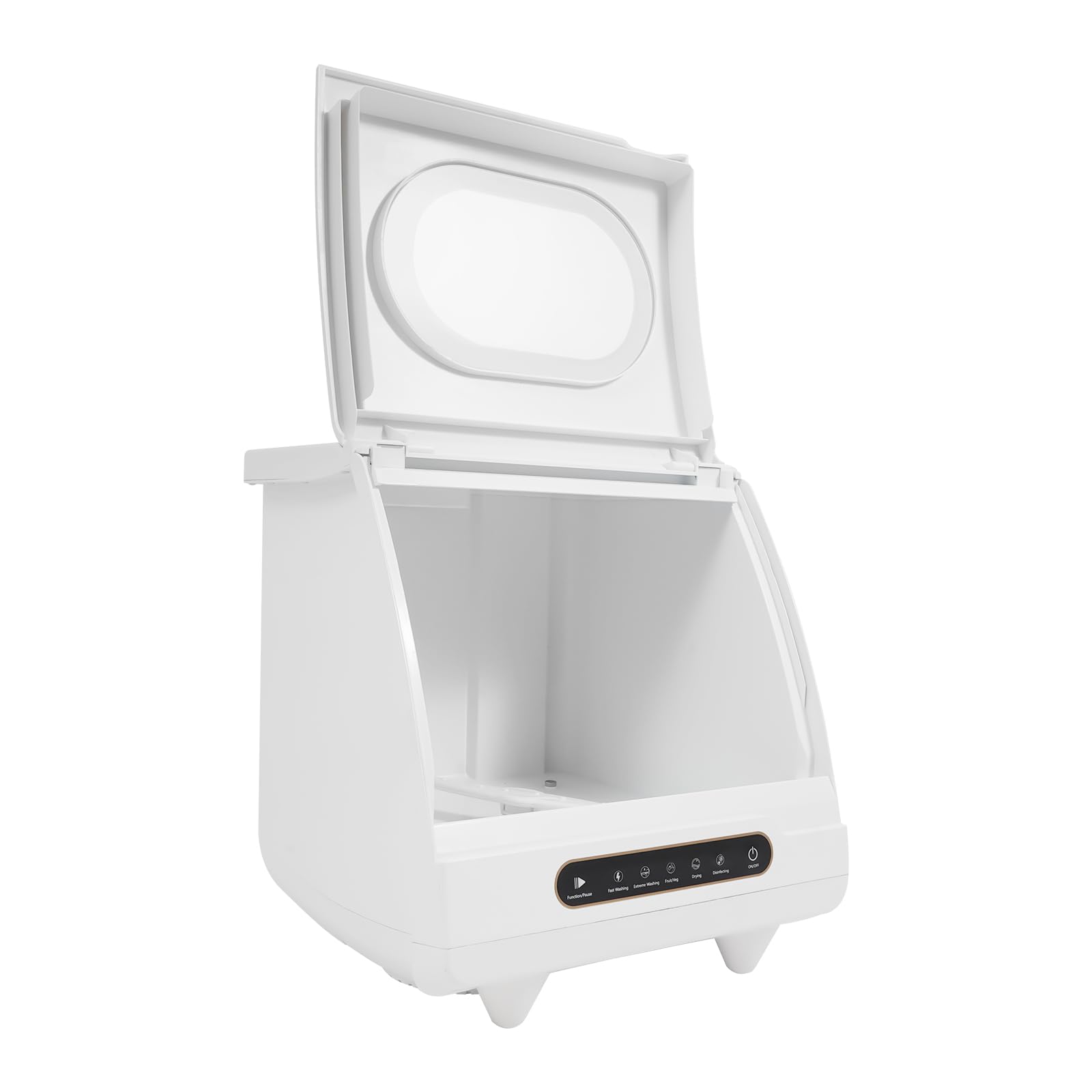 Tischgeschirrspüler, Mini Geschirrspüler mit und ohne wasseranschluss verwendbar,Touch Control, 45 cm breit,Platz für 4 Maßgedecke, Mini Geschirrspüler für Wohnungen, Schlafsäle und Wohnmobile