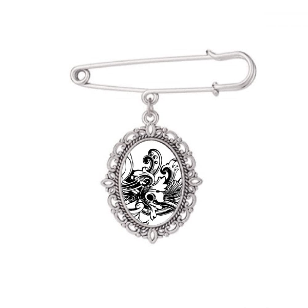 Broche baroque moderne pour ajuster une robe ou un châle - 5