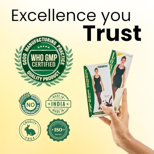 Image of long looks capsules | Ayurvedic Capsules | 60 Capsules