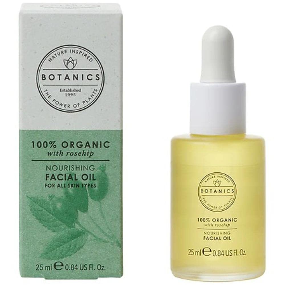 BotanicsOrganic Facial Oil 25ml (0.84 US Fl Oz) - PACK OF 2