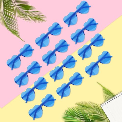 Image of Heart Sunglasses 12 /18 /24 Pcs Heart Shaped Glasses for Women Cute Funny Party Glasses Party Favors Accessories