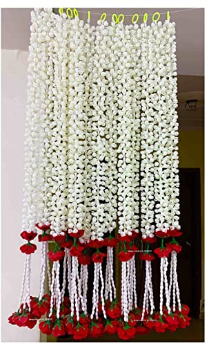 Sphinx Artificial Jasmine Buds (Mogra)& Clustered Rose Strings for Festive...
