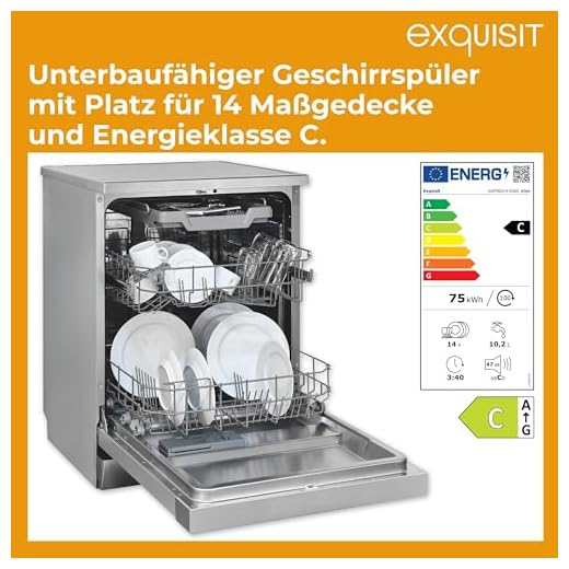Exquisit PRO Geschirrspüler 60 cm