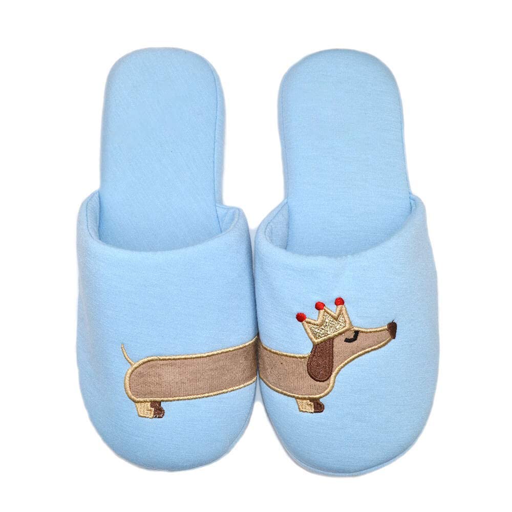 Women Dachshund Dog Slippers hot Critter Cotton AnimalIndoor Comfy Bedroom Slipper Unicorn Slippers