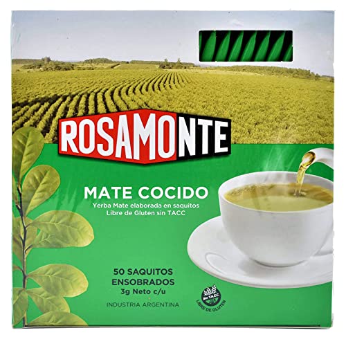 Rosamonte Yerba Mate Tradicional en sobres de 150g - El tiempo de maduración es de 12 meses