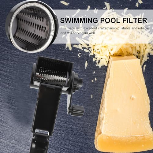 Rallador giratorio manual portátil para queso y chocolate miniatura 7