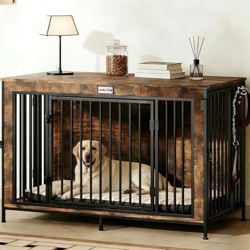 FurnPulse XL Dog Crate Furniture 48