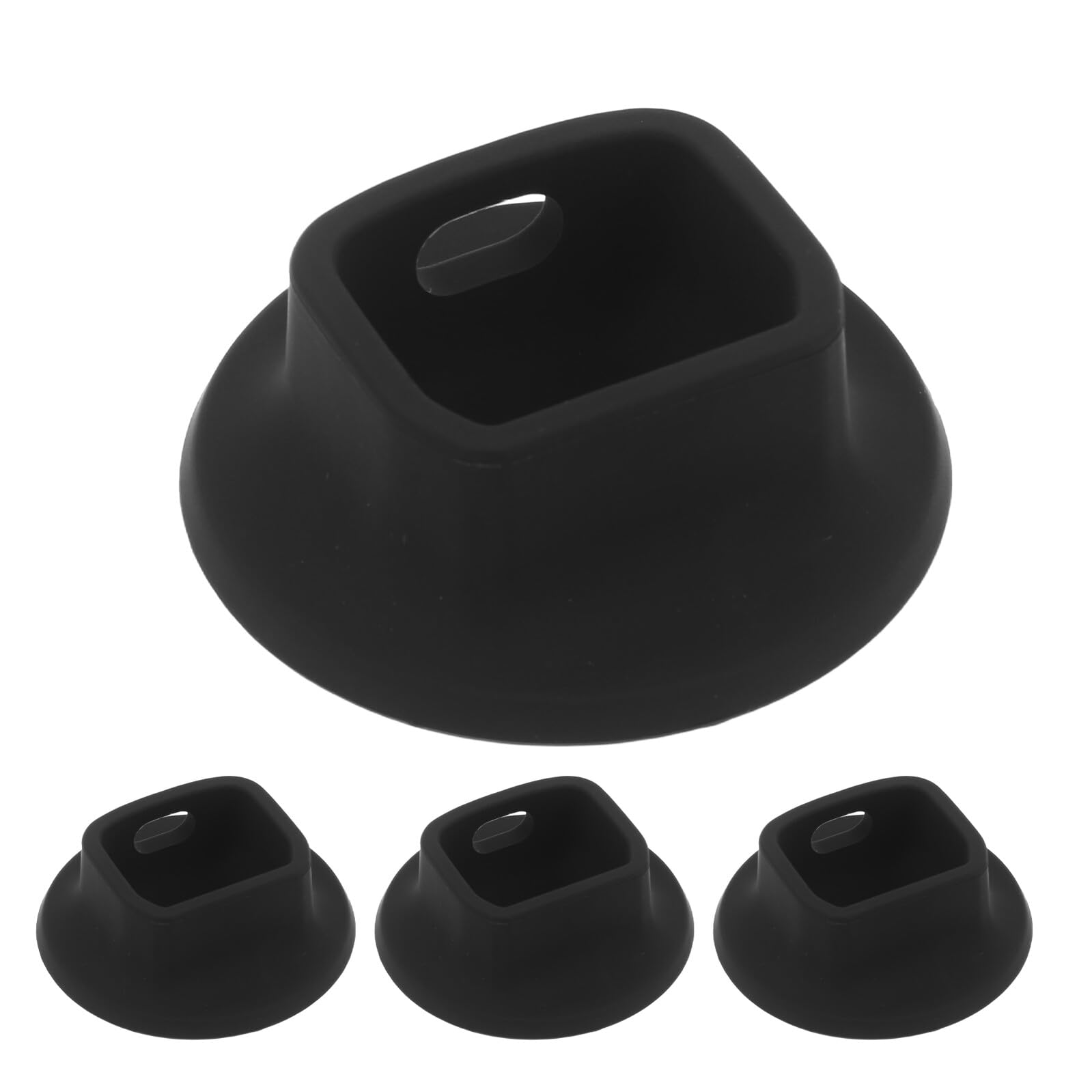 Soportes para cámaras de acción pack de 4 piezas color negro