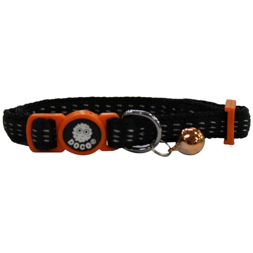 DOCOPuffy Cat Collar (DCAT010) Color - Black (19-31cm)