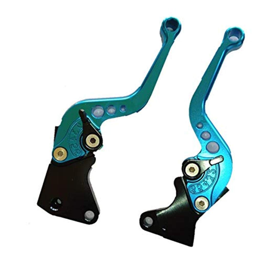 PA 6 Position Adjustable Brake Clutch Lever (Set of 2) for Honda Dio HET Brake Type-04 Blue Colour (PA-DIO-LEVER-SET-BLUE-19)-image-31