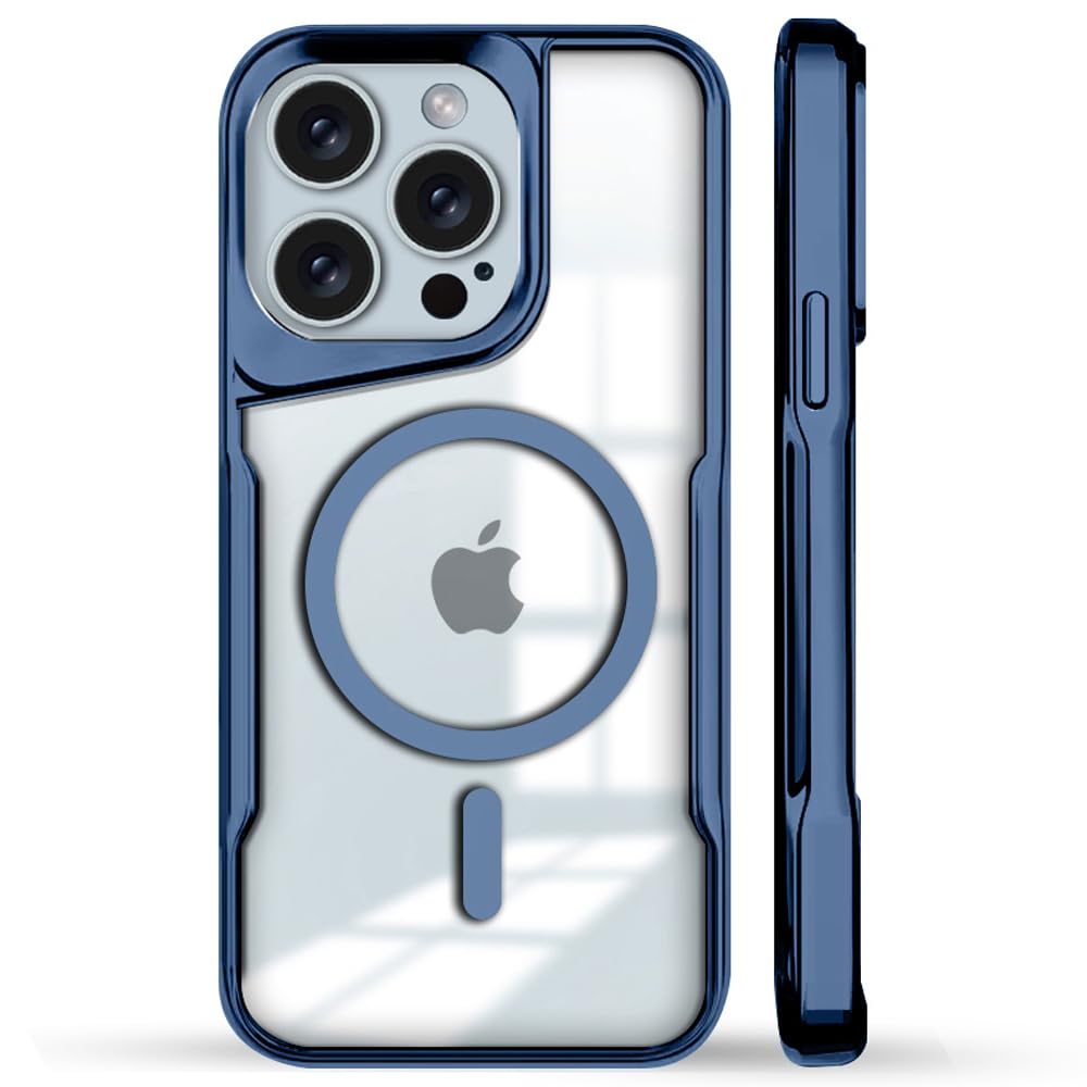 KARWAN® iPhone 13 Pro Max Back Case Cover Hybrid Acrylic Transparent Electroplated Shockproof Phone Case for iPhone 13 Pro Max (TPU | Titanium Blue) (B0D31T62D6) Amazon Price History, Amazon Price Tracker