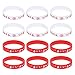 Tomaibaby 12Pcs Pulseras de Feliz Navidad Pulseras de Silicona Pulseras de Goma de Navidad Accesorios Regalo para Niños Muñequera de Vacaciones Suministros de Fiesta Favorece Estilo