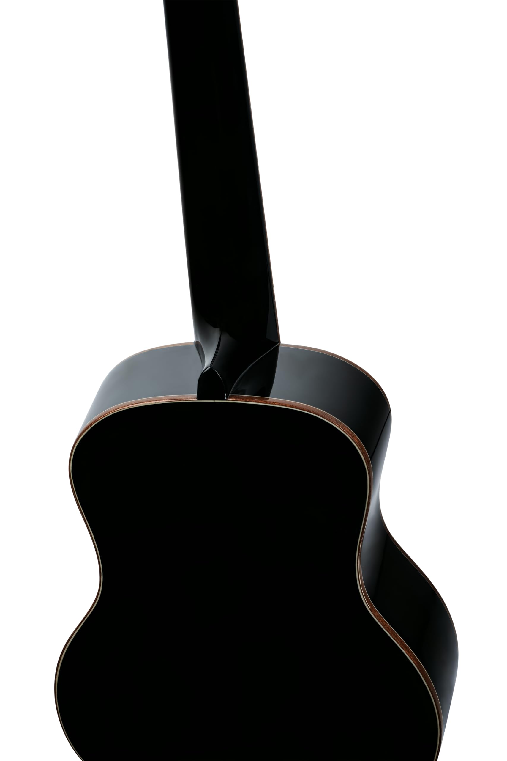 Ortega Guitars Ukelele Tenor negro - Serie Onyx - incluye Gig Bag Deluxe - abeto/caoba (RUOX-TE)