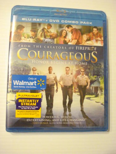 Courageous Blu-ray formato combo con DVD película de acción drama para reproductor doméstico
