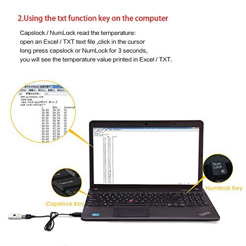 Pcsensor Usb Thermometer Hygrometer Temperature Humidity Data Logger Recorder For Pc Computer #TOP2