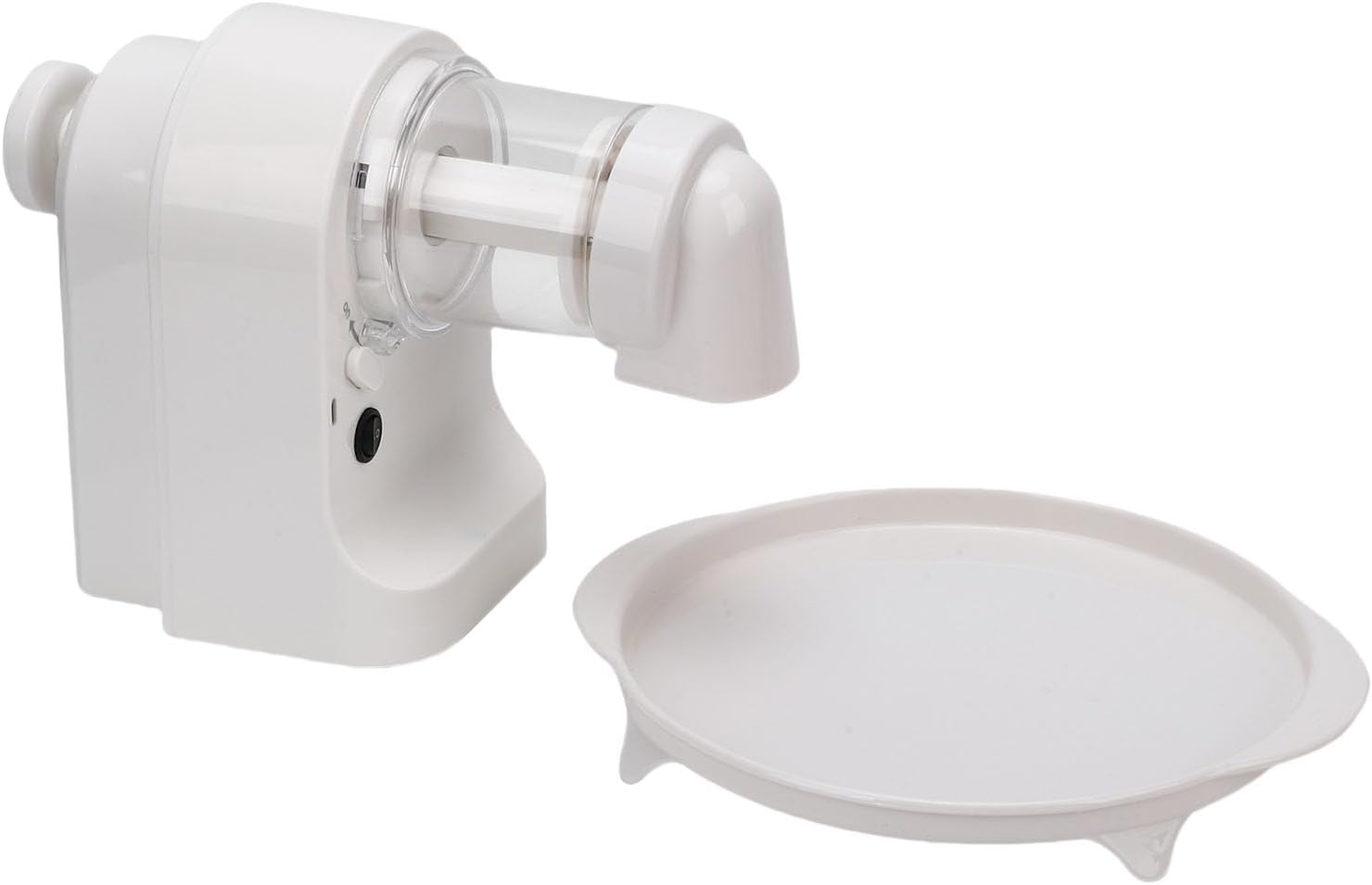 AUNMAS Shaved Ice Machine, ABS Material Powerful Motor Quiet Operation USB Powered Snow Cone Maker for Home Party Drinks