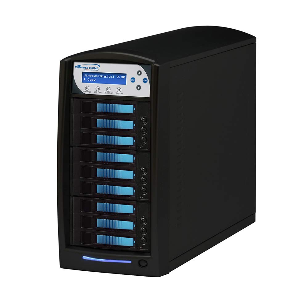 Vinpower Digital HDDShark 1 to 8 Standalone SATA Hard Drive Duplicator Supports 2.5
