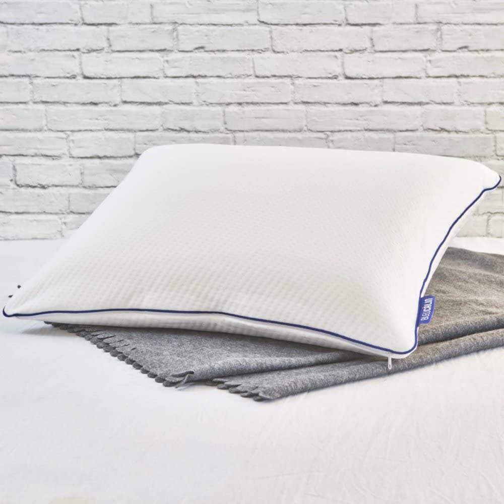 Bleu Calin Oreiller Le Mémoire de Forme Bio - Confort Ergonomique - Mousse à mémoire de Forme - 50x70cm