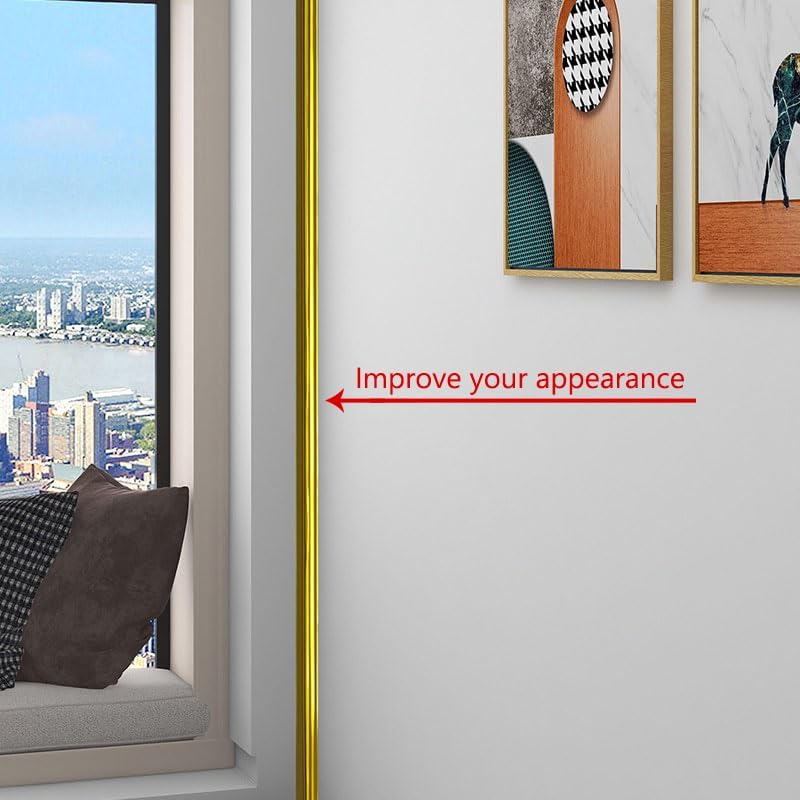 Miniatura 3 de Moldura de pared para despegar y pegar, tiras decorativas plegables flexibles para pared, muebles, moldura autoadhesiva flexible para pared,