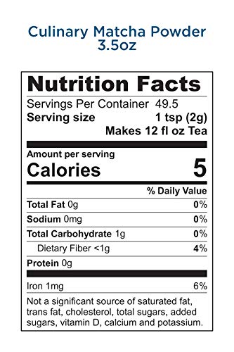 Carrington Farms – Organic Matcha Powder - Finely Milled Green Tea Leaves - Bold And Rich Flavor - Energy Booster - Low Calorie 3.5 Ounce Bag #TOP4