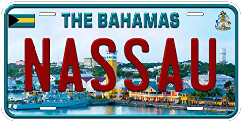 The Bahamas Nassau Pier Novelty Car Auto License Plate