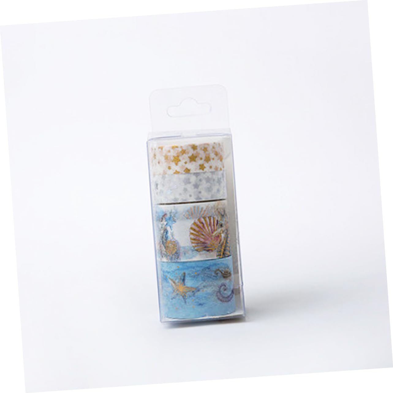 Lurrose 6stücke Cartoon Unterwasserwelt Klebeband Buntes Washi Tape Für Büro Schule Zufälliger Stil Kreatives Basteln Scrapbooking