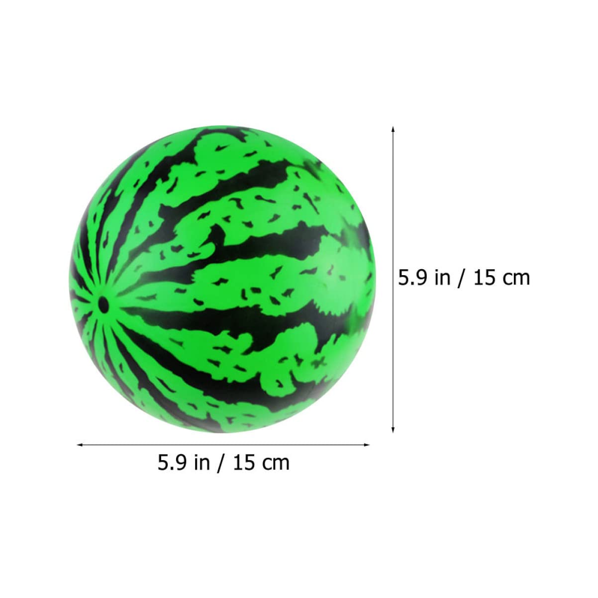 SUPVOX 10pcs Inflatable Watermelon Beach Balls Fun Pool Balls for Pool Parties Summer Bbqs and Outdoor Activities Made of