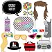 Big Dot of Happiness 80's Retro - Totally 1980s Photo Booth Props Kit - 20 Count