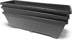 Vaso floreira vertical horta 24,5 litros 80cm plástico 1und