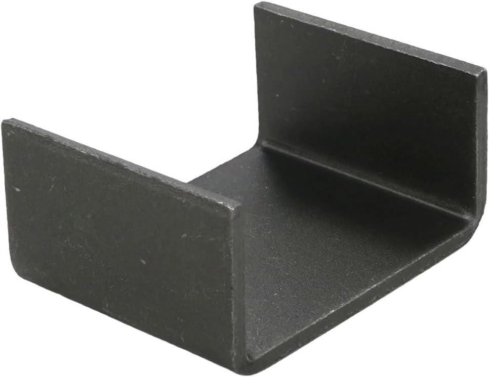 The ROP Shop Pack of 24-2x4 Raw, 7 Gauge Steel Weld-On Stake Pocket Brackets for Flatbeds