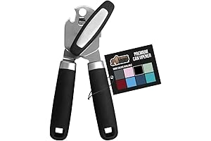 EZ-Duz-It Deluxe Can Opener - The Original Gorilla Grip Heavy Duty Stainless...