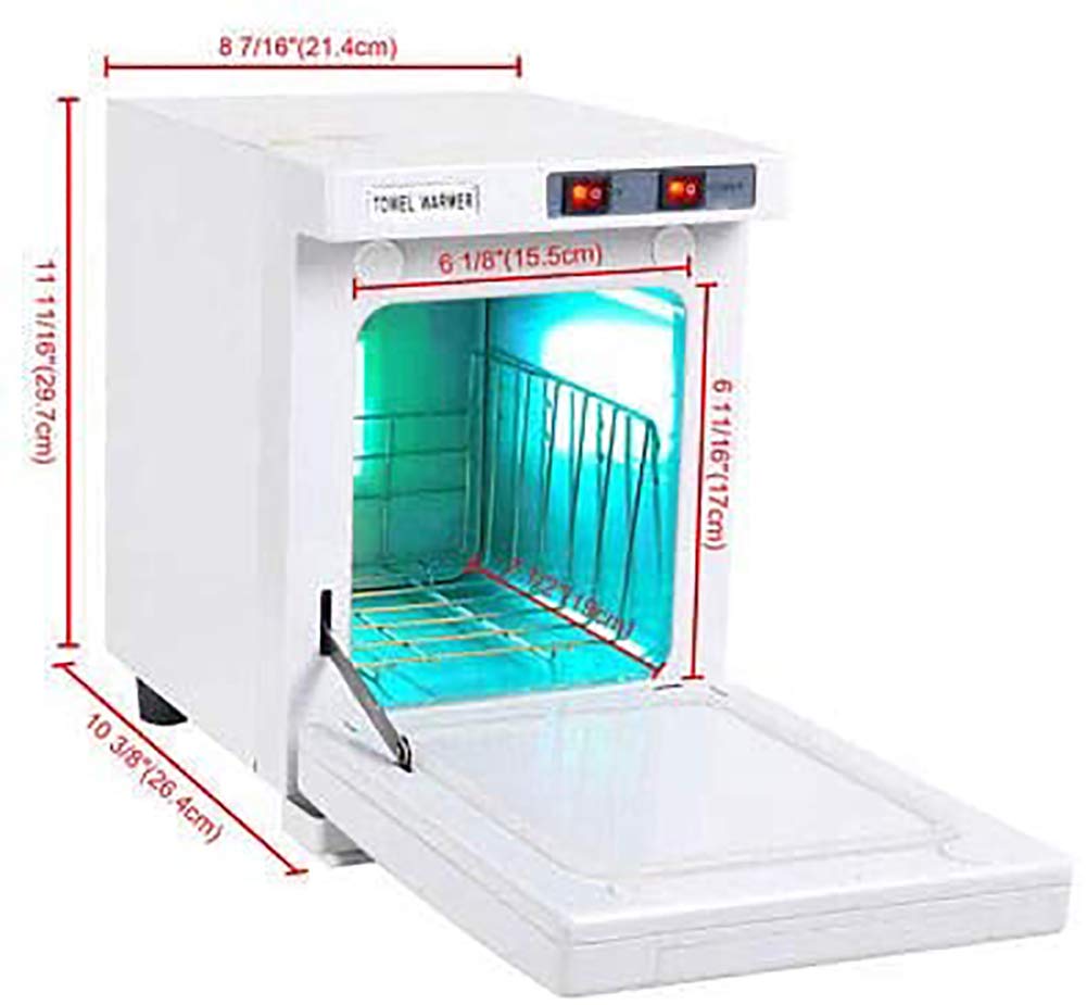 UV-Sterilisationsschrank für Aluminium-Handtuchtrockner mit 2 Schaltern