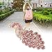 Jopwkuin Porte-clés Paon, Forme Bien conçue avec breloque pour Sac à Dos Paon avec Scintillant pour Porte-clés pour décoration de Sac(Rose)