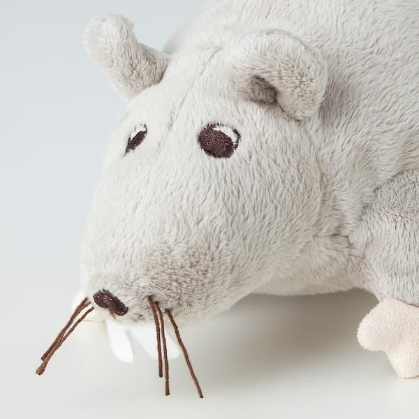 IKEA Ratte Maus Grau Gosig Ratta Plüschtier - L 23 cm
