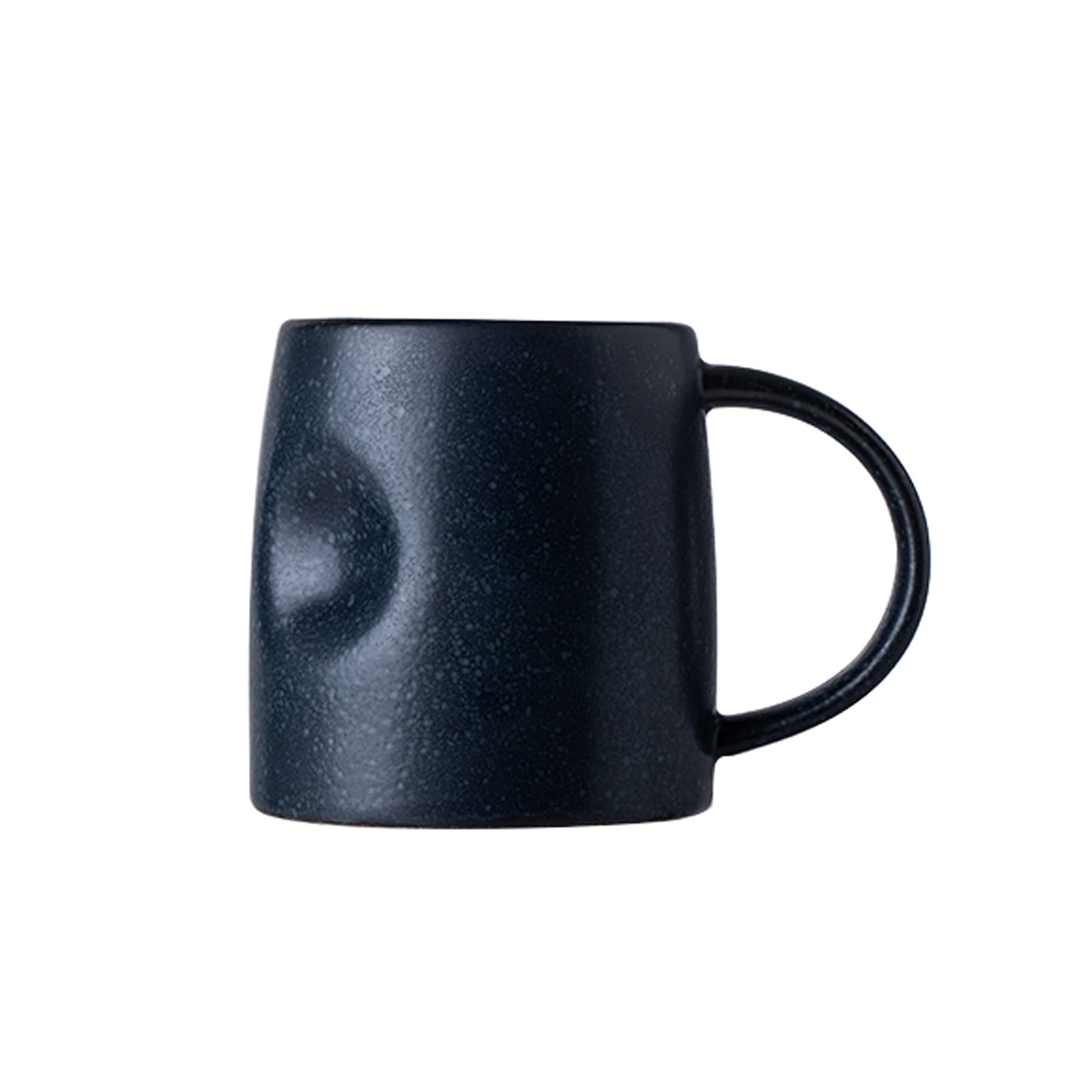 Tasse Becher Kreative Pot-Bellied Becher Halbkreisbogen Griff Wassertasse Große Kapazität Keramikschale Home Kaffeetasse Geeignet for Männer und Frauen Kaffeetassen (Color : A)