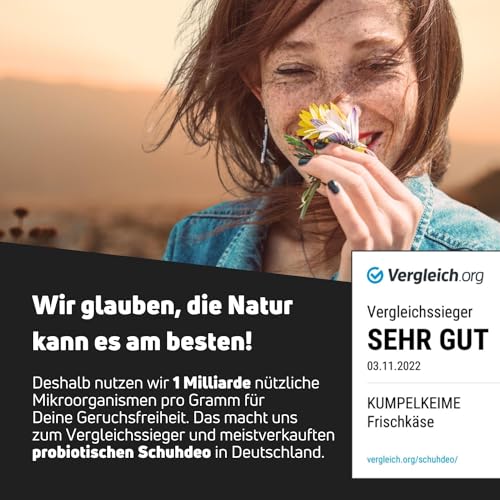 1 Jahr lang Frischkäse im Schuh!? Schwarze Magie gegen Fußgeruch - Schluss mit antibakteriellem Schuhdeo Spray - 12 Monate Schutz vor Fußgeruch