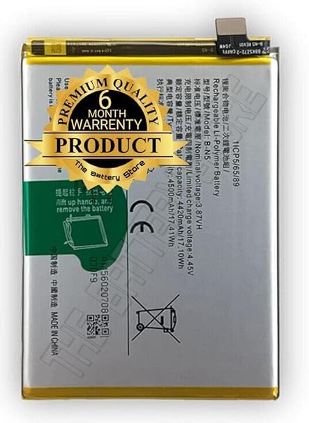 Image of Original B-N5 Battery for Vivo X50 Lite V1937, 1937 / Y70s /V2002A / Y51s /V2002A Battery with 6 Month Warranty***(G00253)