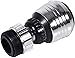 2PCS Kitchen Faucet Aerator, Splash Filter Attachment Tap 360 Rotate Swivel Saving Diffuser Nozzle Filter Adapter