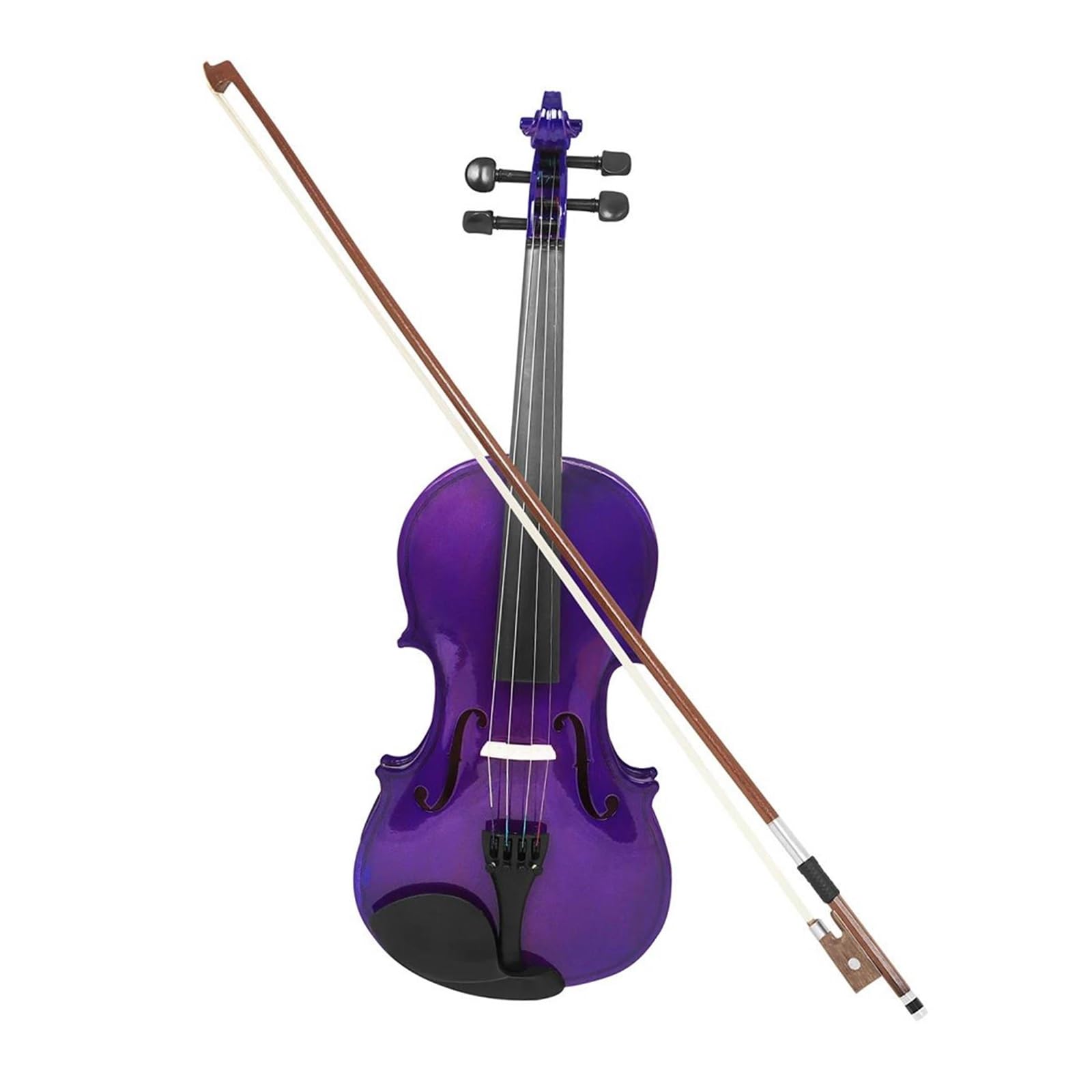 Violín Set De Violín Madera Maciza 4/4 Morado