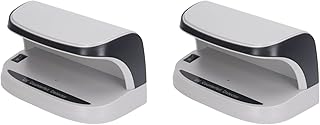 2pcs Compact Portable Money Detector LED Currency Inspection Tool for Countertop Quick Verification Lamp Counterfeit Bill